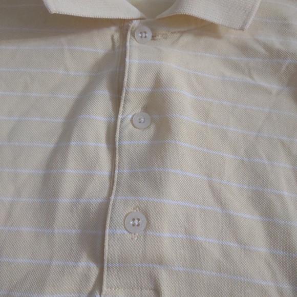 Masters Collection mens Golf Polo Shirt Size XL 60’s Two Ply Cotton striped Pima - Picture 4 of 8